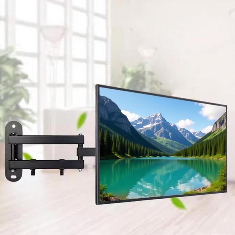 Telescopic Rotating Monitor Mount Wall Bracket for 10-24 Inch TV LCD Screens - 116B