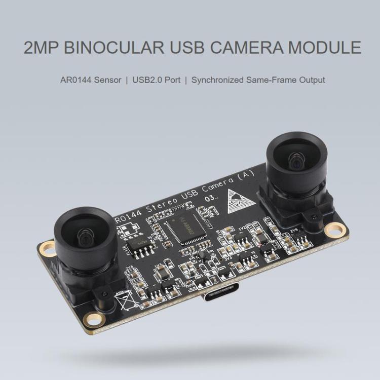 WAVESHARE AR0144 2MP Stereo USB Camera Module