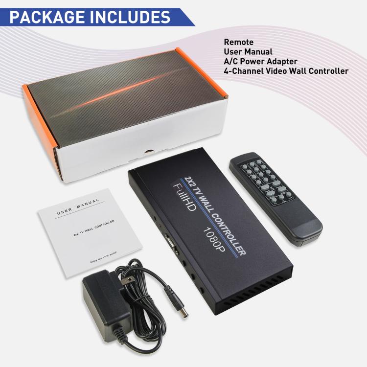 NK-BT150 HDMI 2x2 Video Display Processor Video Wall Controller US Plug