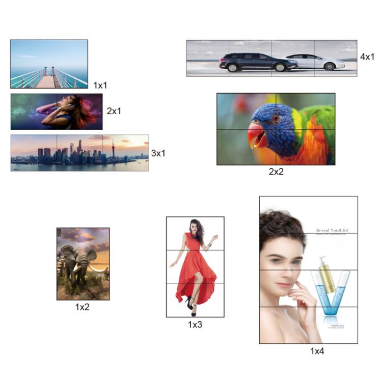 NK-BT150 HDMI 2x2 Video Display Processor Video Wall Controller EU Plug