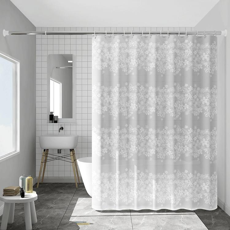 Bathroom Partition Mildew-Proof Waterproof No-Drill Thickened Shower Curtain, Size: 120x180cm