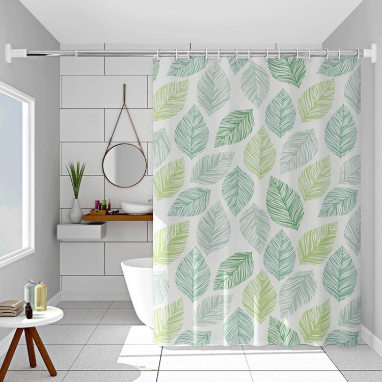 Bathroom Partition Mildew-Proof Waterproof No-Drill Thickened Shower Curtain, Size: 120x180cm