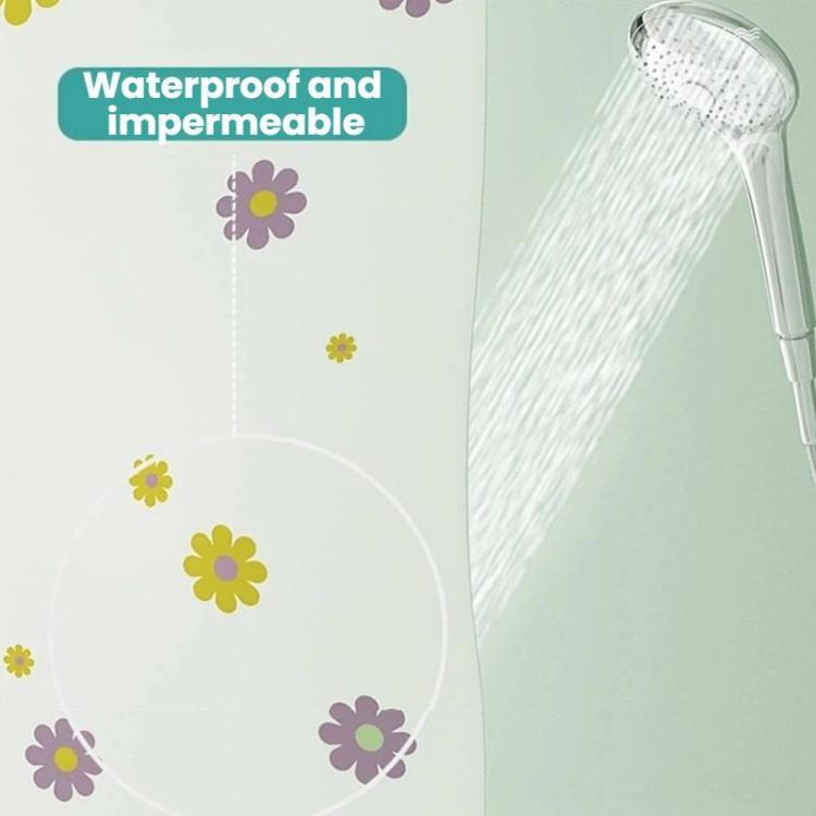 Bathroom Partition Mildew-Proof Waterproof No-Drill Thickened Shower Curtain, Size: 120x180cm