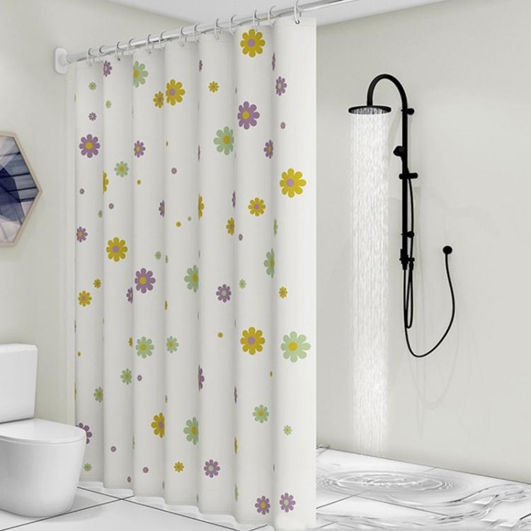 Bathroom Partition Mildew-Proof Waterproof No-Drill Thickened Shower Curtain, Size: 120x180cm