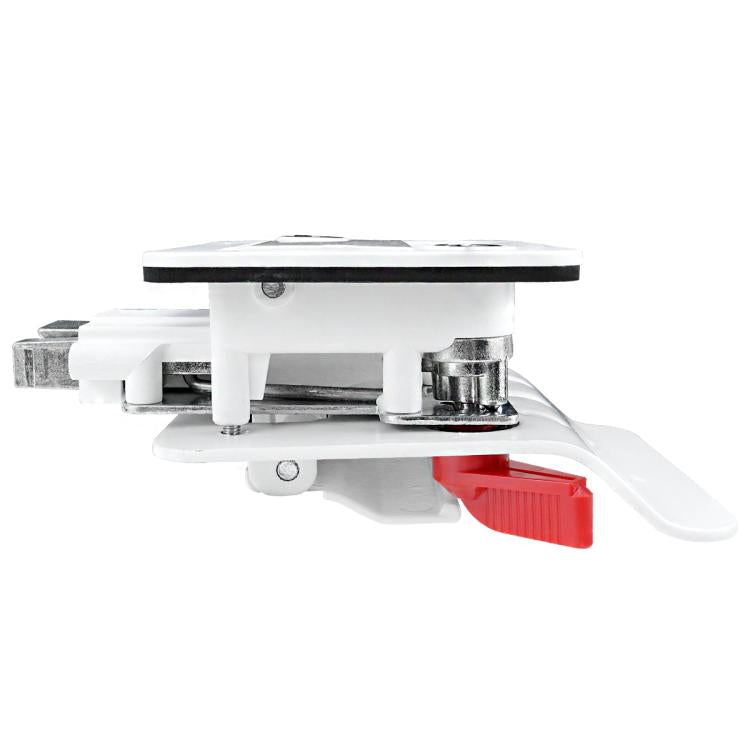 RV Conversion With Internal And External Opening Metal Panel Door Latches, Specification: White