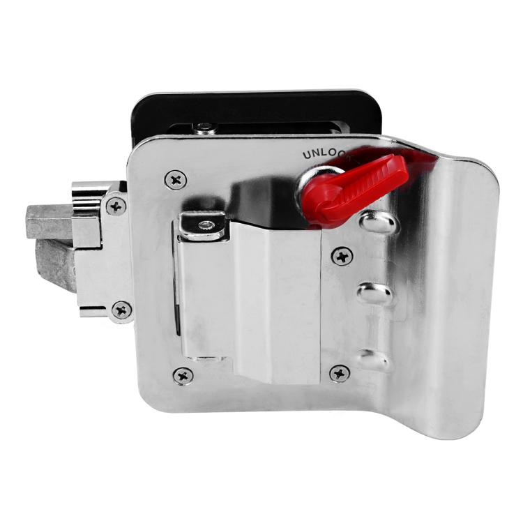 RV Conversion With Internal And External Opening Metal Panel Door Latches, Specification: Chrome
