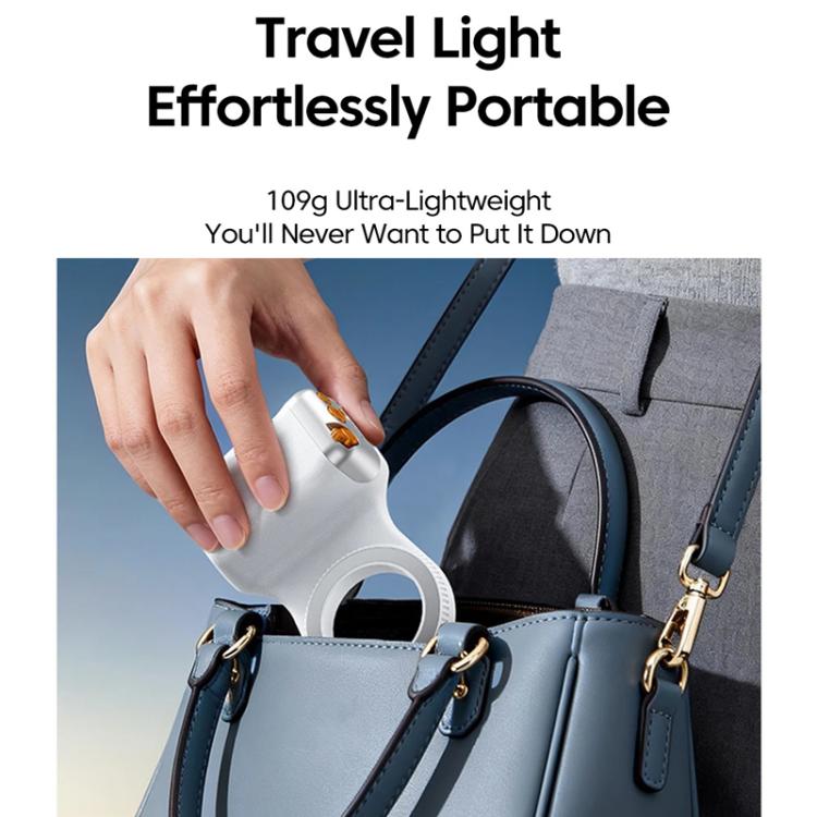 Magnetic Mount Camera Assistant Wireless Bluetooth Remote Zoom Photo Handheld Stabilizer - White Without Light
