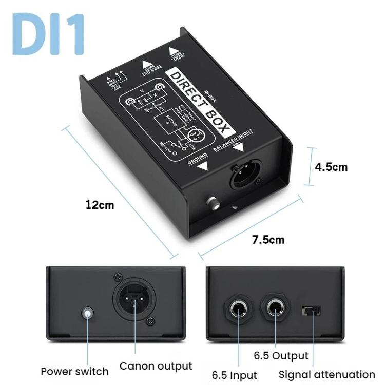 LEUS Passive Audio Isolator Impedance Shifter Effects, Specifications: 1 Channel