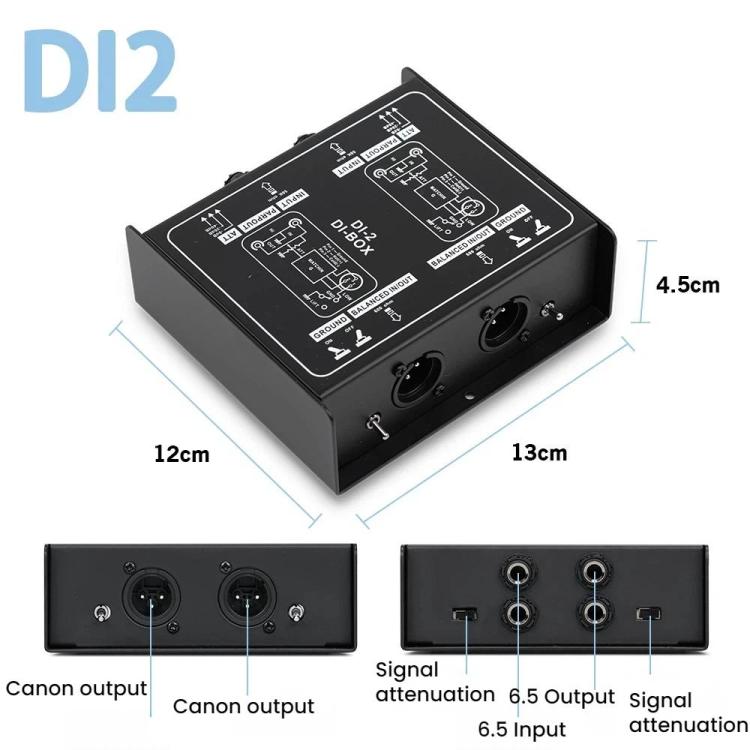 LEUS Passive Audio Isolator Impedance Shifter Effects, Specifications: 2 Channels