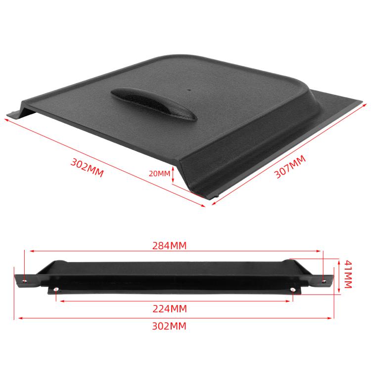 RV Door Lock UV-resistant Panel Protection Cover Kit, Color: Black + Screen Door Lock Right
