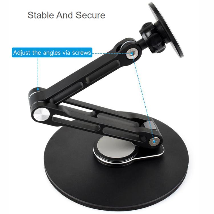 WAVESHARE Portable Monitor Magnetic Adjustable Stand, Compatible With 4-18.5 inch Monitors