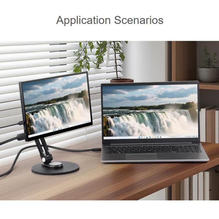 WAVESHARE Portable Monitor Magnetic Adjustable Stand, Compatible With 4-18.5 inch Monitors