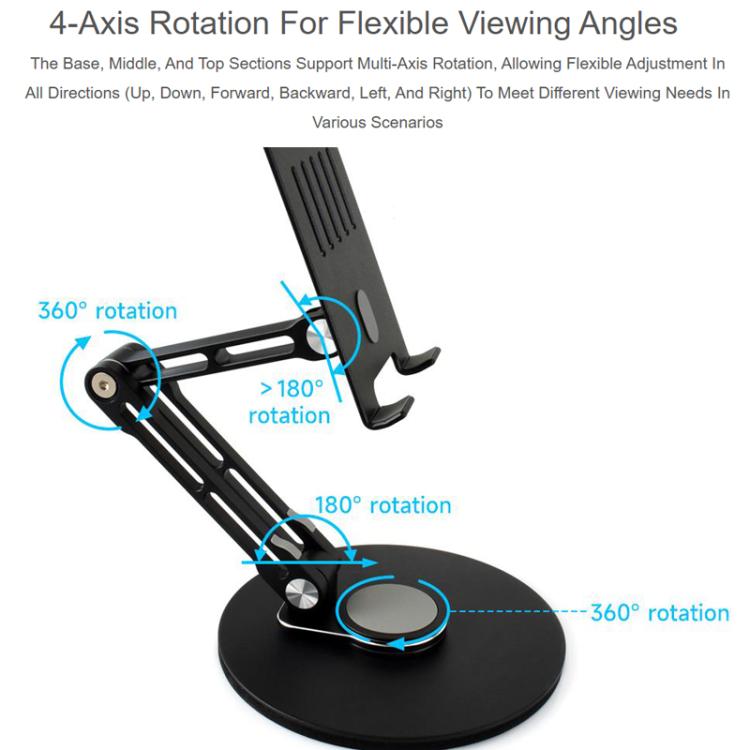 WAVESHARE Portable Monitor Adjustable Stand, Compatible with 4-18.5 inch Monitors