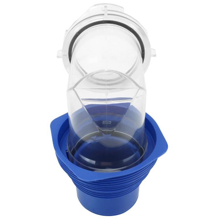 RV Sewage Drain Pipe 90-degree Flexible Hose Adapter - Blue