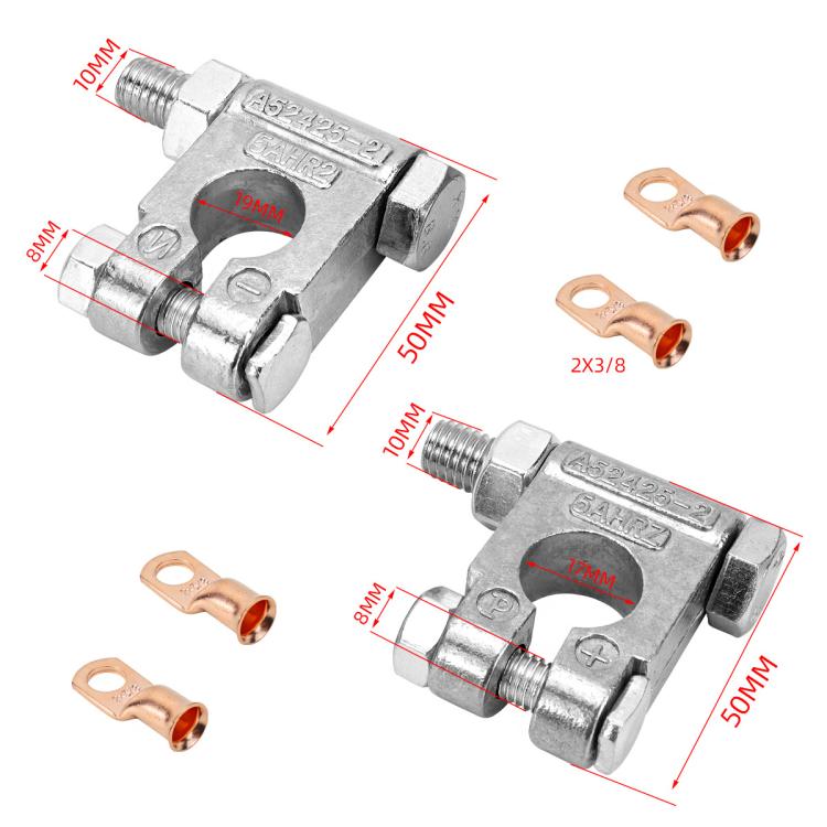 Automotive Aluminum Alloy Battery Lead Terminal Connector Kit - CP-5635