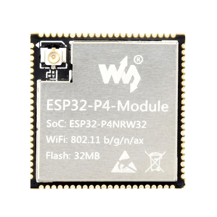 WAVESHARE ESP32-P4-Module Core Board, Based On ESP32-P4 And ESP32-C6 Dual-Chip Design, Spec: 32MB