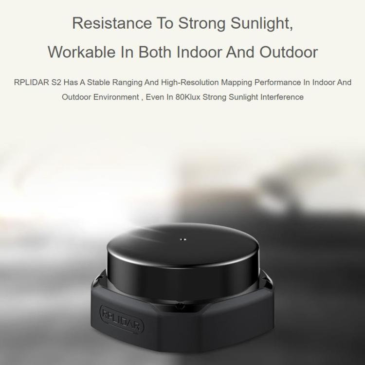 WAVESHARE RPLIDAR High-Performance Compact-size DTOF Lidar, Support UART Port / Ethernet Port Communication Modes, Spec: S2E
