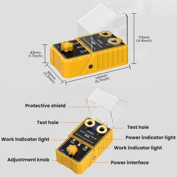 AUTOOL Automotive Dual-Hole Spark Plug Tester Ignition System Diagnostic Tool