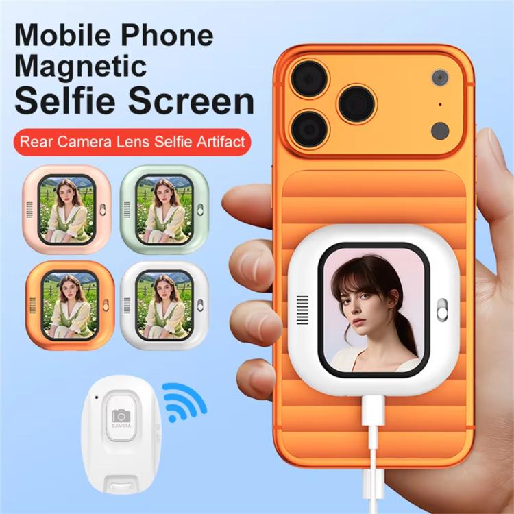 X3 Wired Smartphone Selfie Mirror Magnetic Rear Mounted Selfie Display