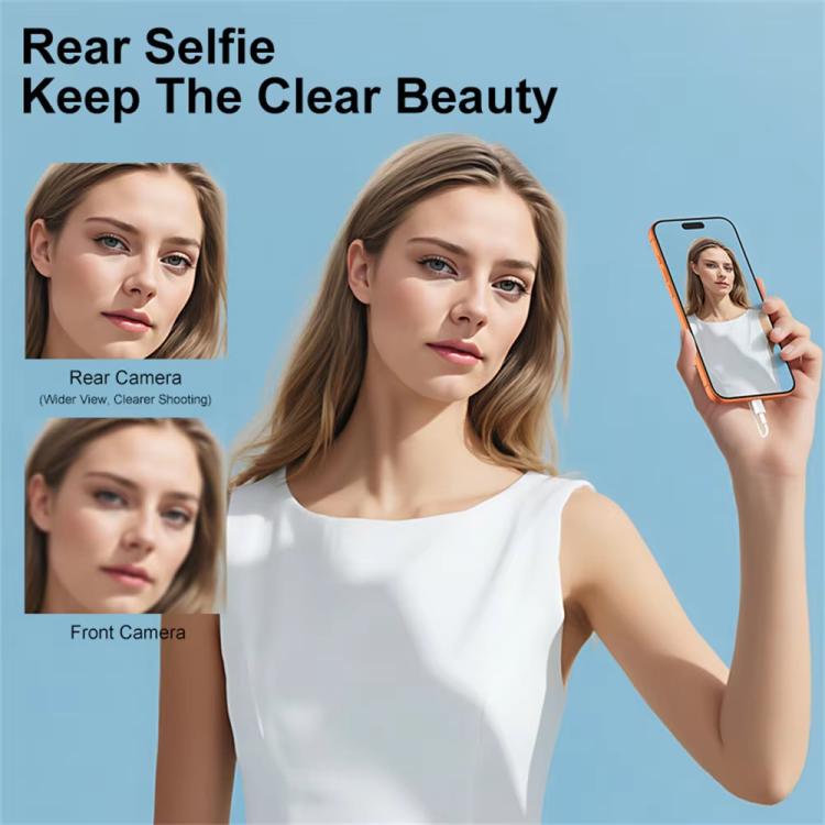 X3 Wired Smartphone Selfie Mirror Magnetic Rear Mounted Selfie Display