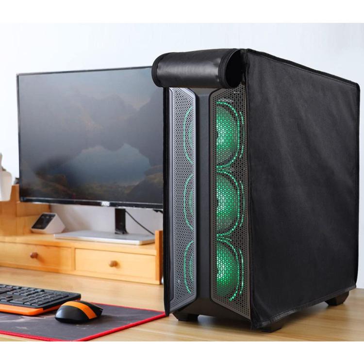 Oxford Fabric Computer Dust Cover Desktop PC Tower Case Protector Shield 420D 62x26x52cm