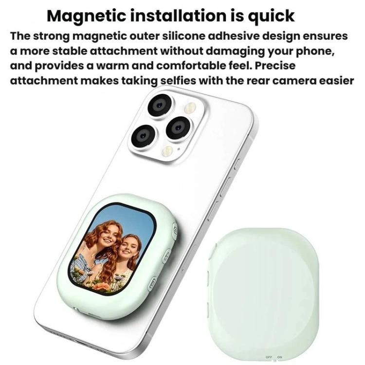 T3 Wireless Phone Selfie Mirror Rear Magnetic Selfie Display
