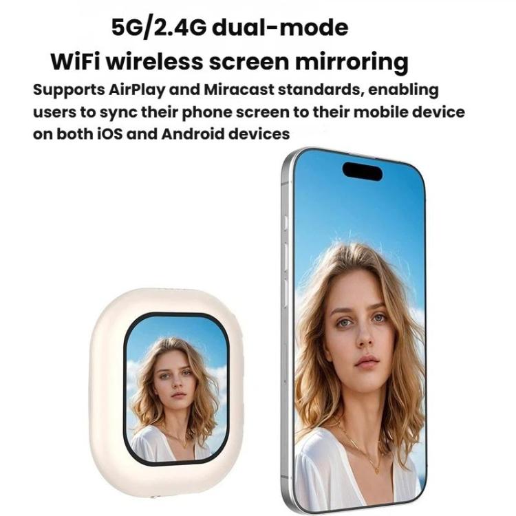 T3 Wireless Phone Selfie Mirror Rear Magnetic Selfie Display