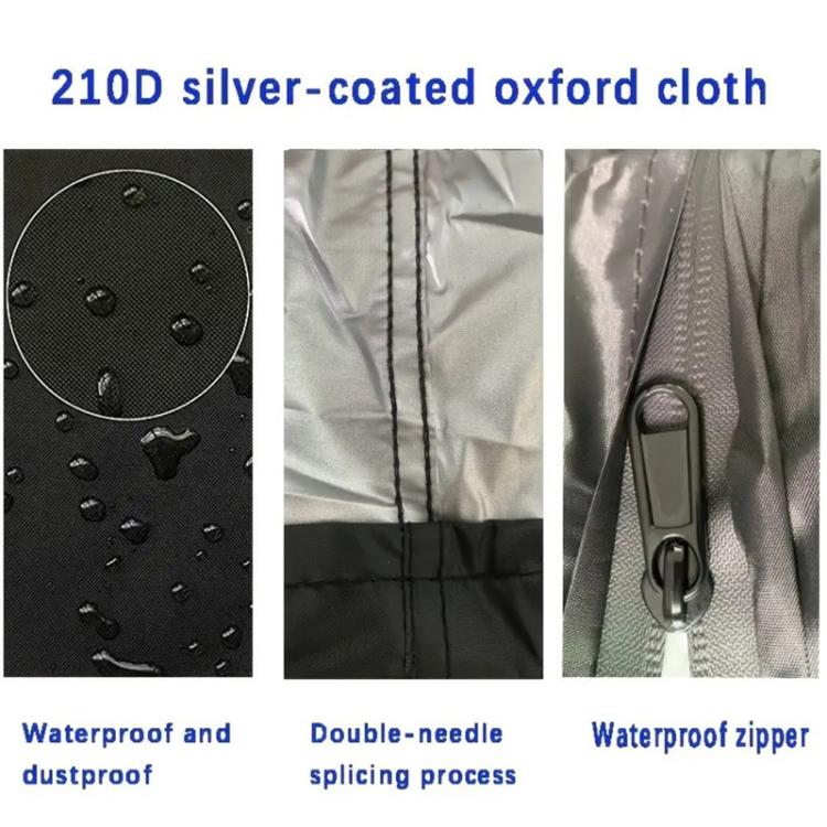 Outdoor Hanging Egg Chair Cover with Zipper 210D Oxford Fabric Dust Protection for Egg Swing 200 x 230cm