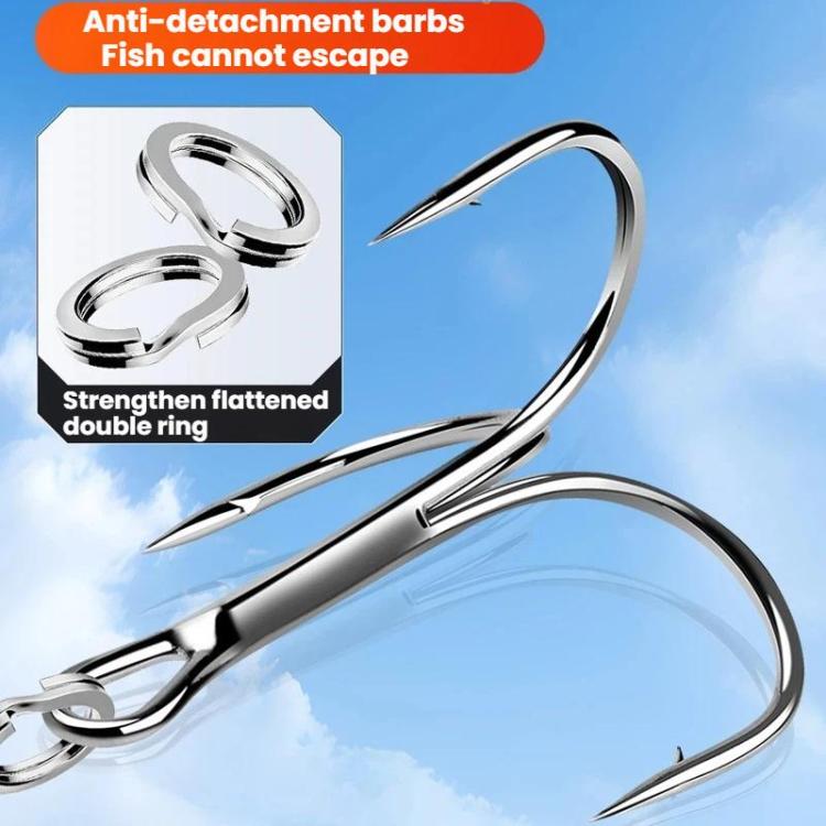 24pcs /Box Lure Triple-Hook Flashbait Fishing Tackle - B Style