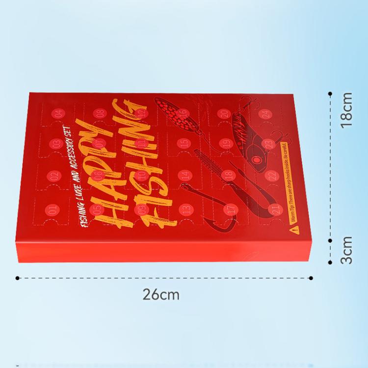 24pcs /Box Lure Triple-Hook Flashbait Fishing Tackle - B Style