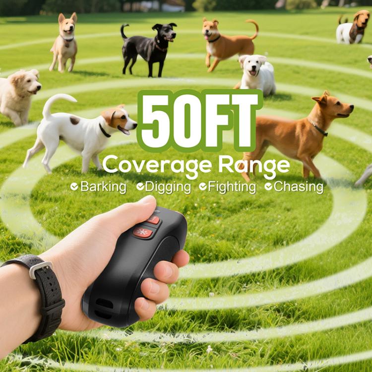 Handheld Portable Ultrasonic Dog Repeller And Barking Stopper - H6