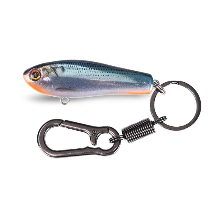 Fish-shaped Key Chain Keyring Alloy Lure Style Keyring, Style: No. 1