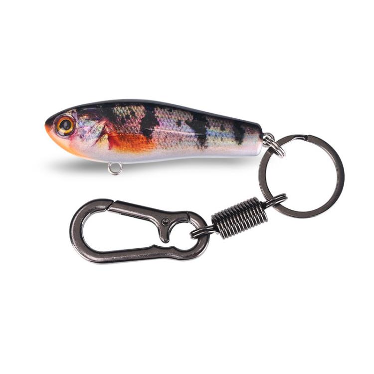 Fish-shaped Key Chain Keyring Alloy Lure Style Keyring, Style: No. 2