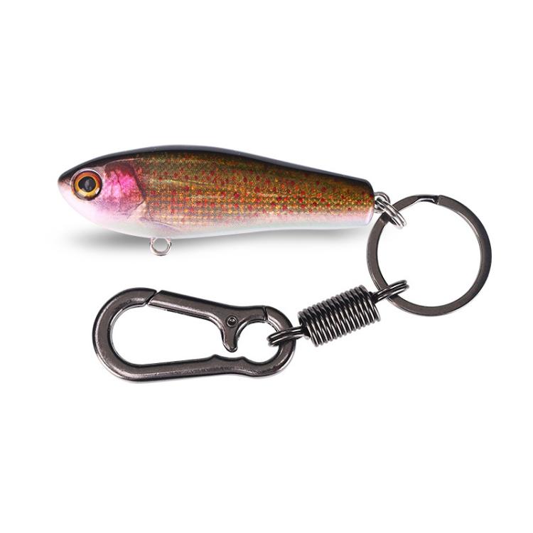 Fish-shaped Key Chain Keyring Alloy Lure Style Keyring, Style: No. 3