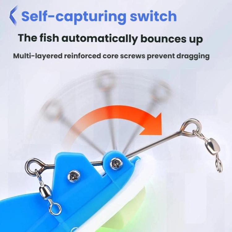 Trolling Disc ABS Luminous Connector Fishing Gear Boat Fishing Saltwater Fishing Accessories, Color: Small Orange