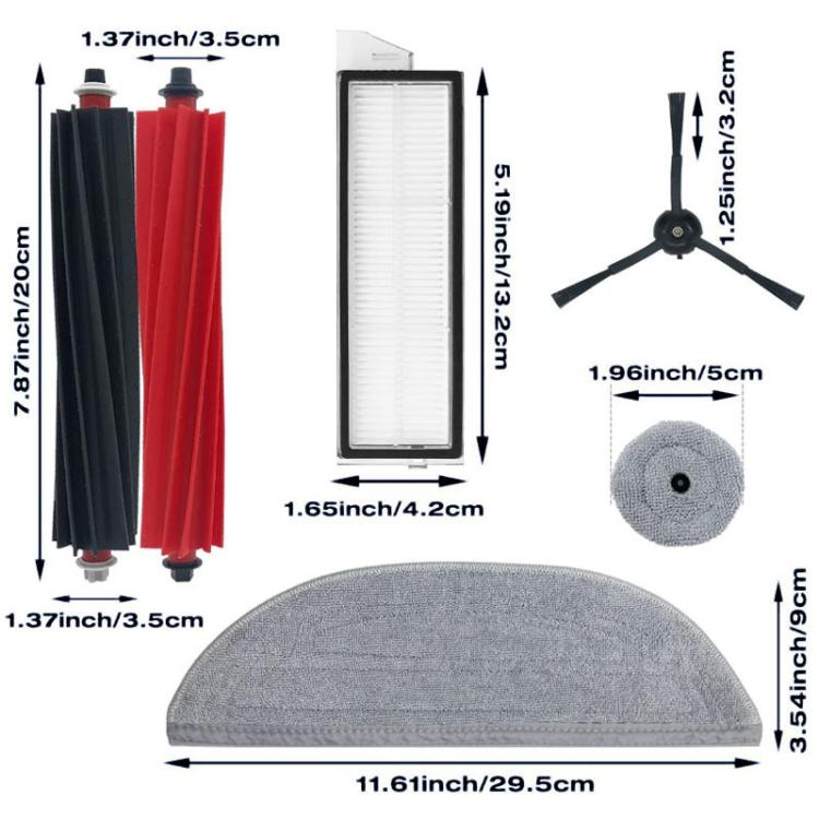 38 In 1 Replacement Kit For Roborock S8 Max Ultra / G20S Robot Vacuum