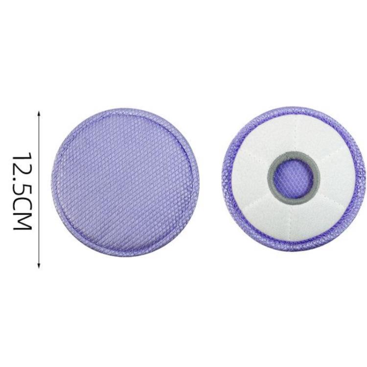 3pcs /Pack Universal 13cm Round Robot Vacuum Mop Pad Waffle Weave Replacement For Roborock P10/P10 Pro/P20, Dreame S10/S20/X10/X20 Series & More Models - Random Color