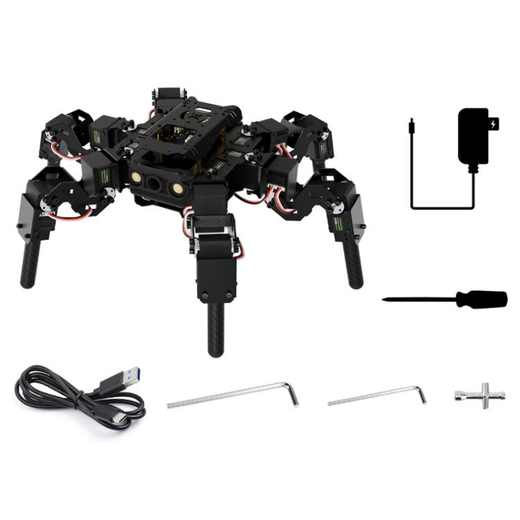 WAVESHARE Self-Balancing Controlled Bionic Hexapod Robot ESP32 Open Source - HexArth