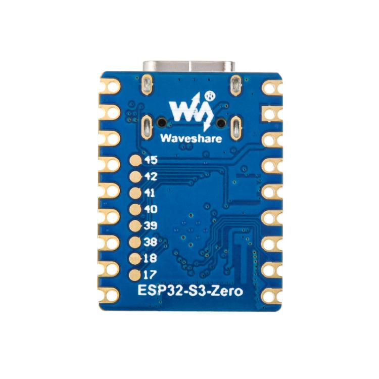 WAVESHARE 2.4GHz Wi-Fi Mini Development Board Based ESP32-S3 Dual-Core Processor, Specification: No Pin Header