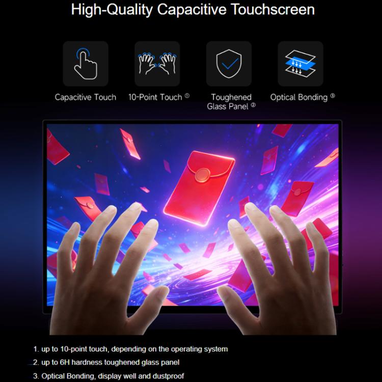 WAVESHARE 16-Inch 4K Portable Touchscreen IPS Panel With Magnetic Protective Case - 3840x2400