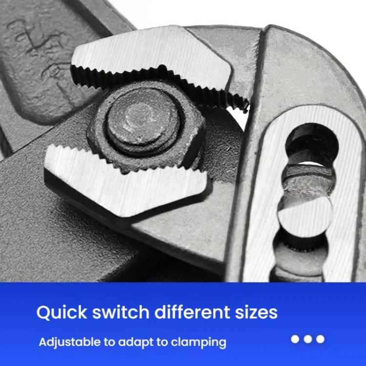 10-inch Multi-Function Water Pump Pliers 8-Position Adjustable Jaw For Secure Grip Slip-Joint Pliers