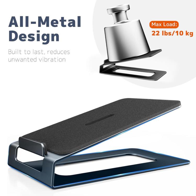 KXD251022 Desktop Metal Angled Speaker Stand For 3-6 Inch Speakers - Black