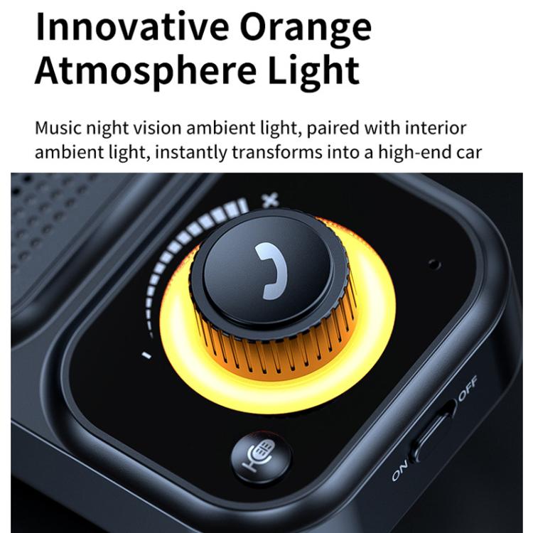Sun Visor-Style Bluetooth Car Speaker For Hands-Free Calling And Navigation - Black