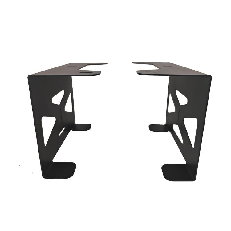 For PS5 Console 2pcs /Set Under Desk/Table Mount Metal Stand & Storage Holder