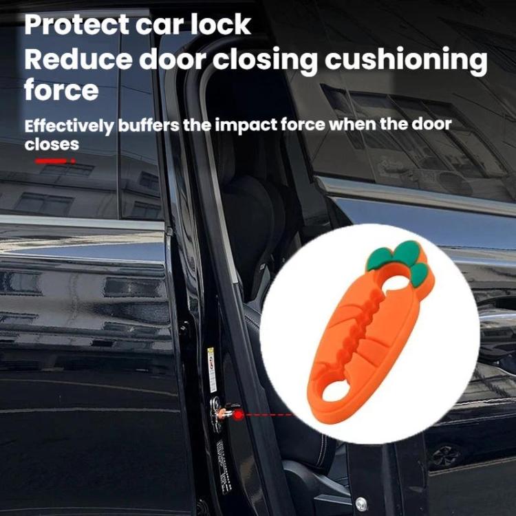 2packs Car Door Lock Cover Clip Silicone Cushioning Noise Reduction Anti-collision Pads, Specification: 5pcs