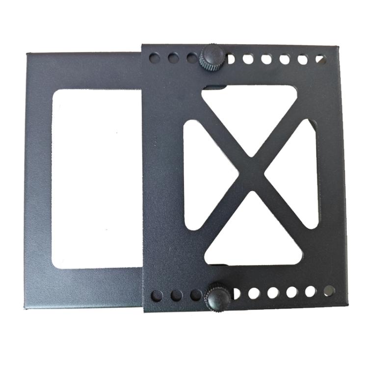 Adjustable Under Desk Mount Metal Holder for NAS, PC, Mini Computer, PS5 Gaming Console Space-Saving Rack - Black