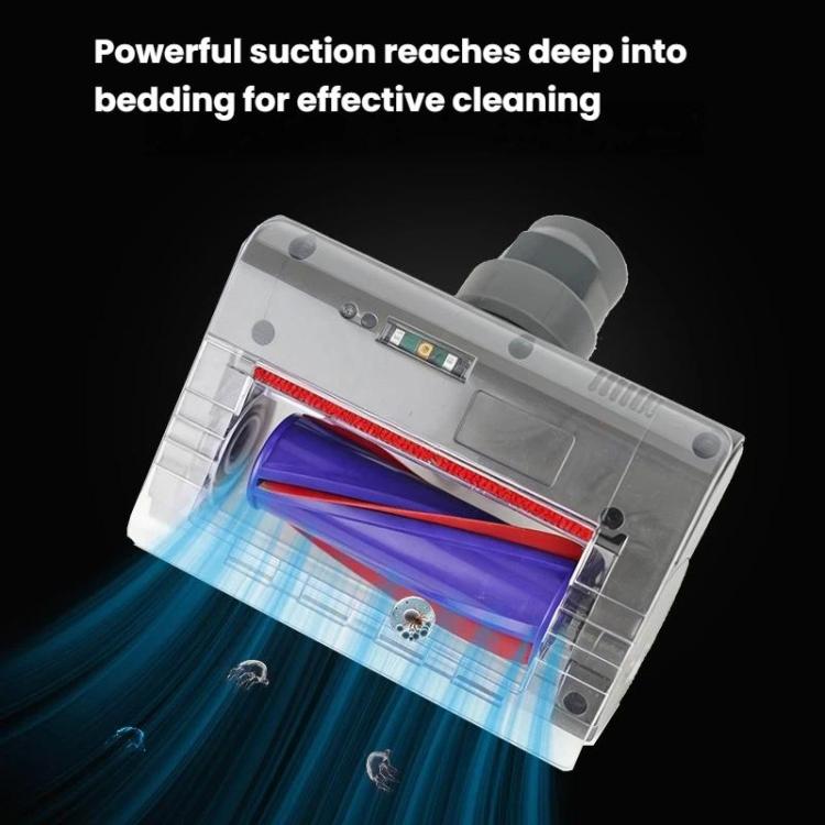 Electric Mattress Brush With Light Anti-Tangle Nozzle, For Dyson V7 / V8 / V10 / V11 / V15
