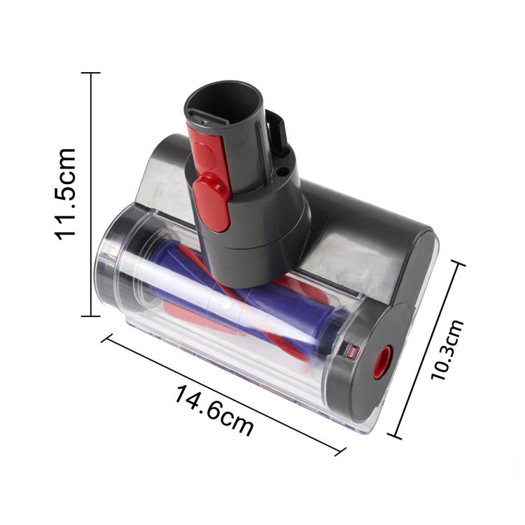 Electric Mattress Brush With Light Anti-Tangle Nozzle, For Dyson V7 / V8 / V10 / V11 / V15