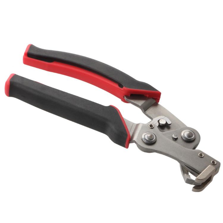 Stainless Steel Car Clip Pliers Panel Removal Tool for Plastic Push Pin Rivet Fasteners - Red Black
