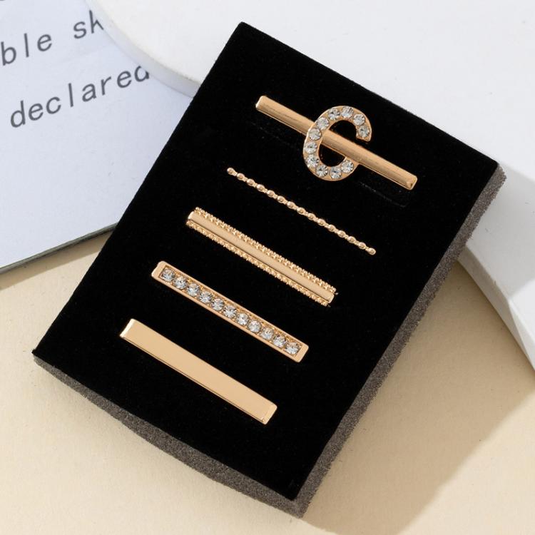 5pcs /Set Strap Decorative Rings Strap Letter Charms Accessories, Style: C